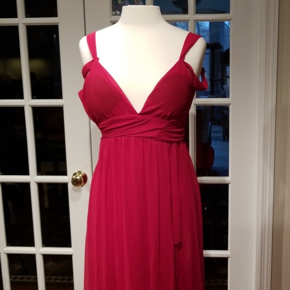 🐼💜HP💜 Cool Cube Cold Shoulder Maxi Dress Fall Sale Item - Picture 4 of 14